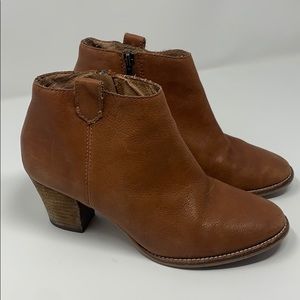 Madewell brown booties